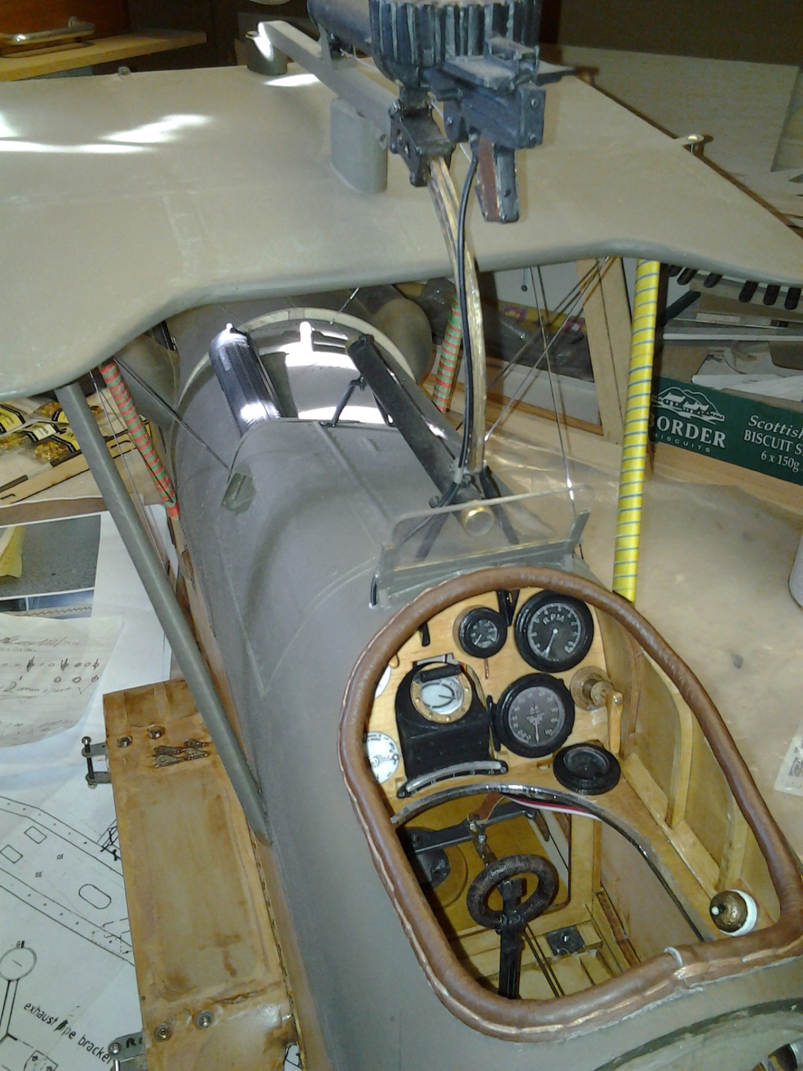 SE5A Cockpit- Roger Jones